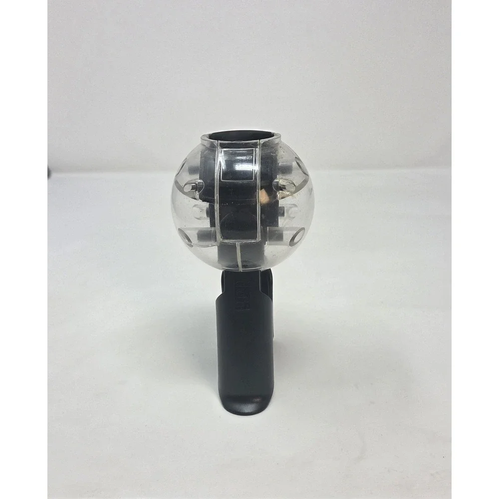 Chef'n PepperBall One-Handed Pepper Grinder Mill Black Clear, Adjustable